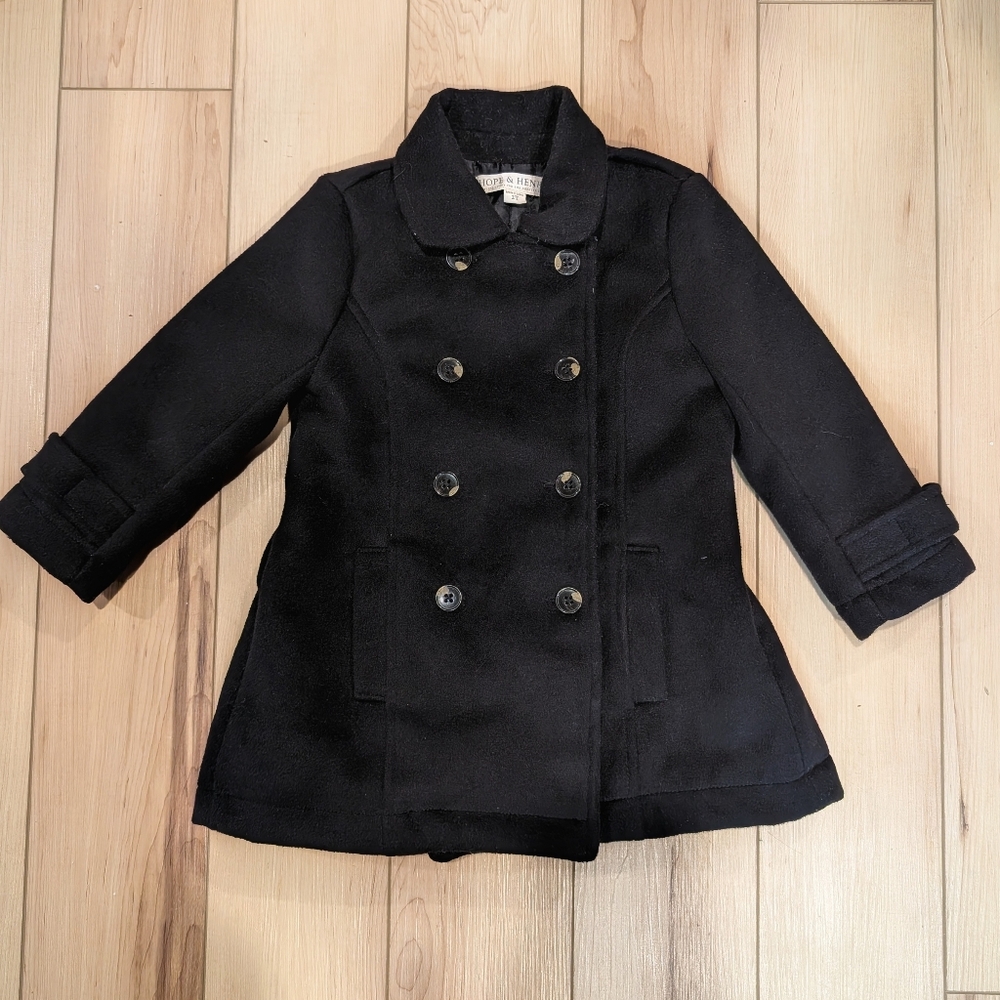 HOPE & HENRY | Toddler Girl's Peacoat